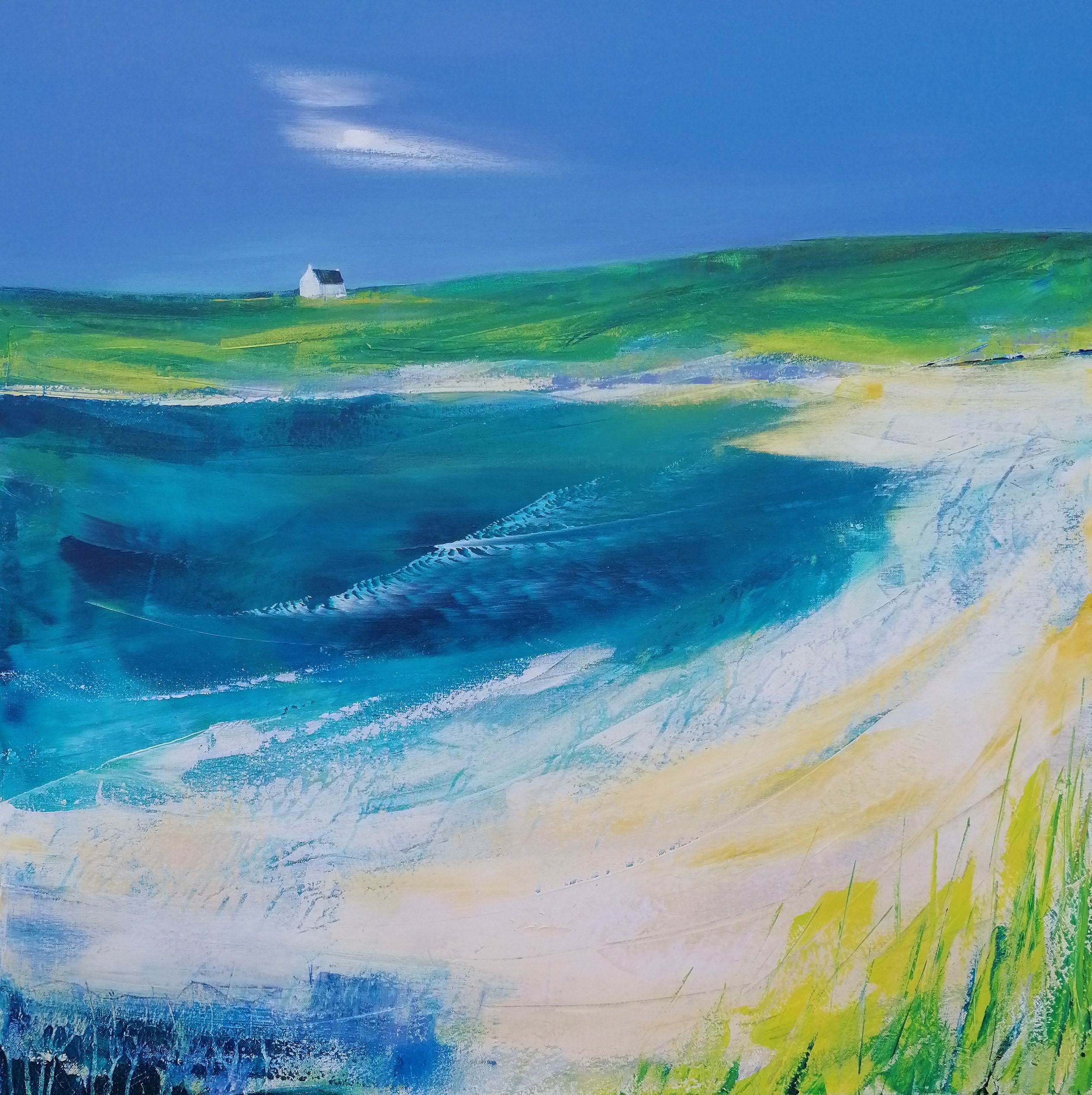 'Across Machir Bay, Islay' by artist Anne Butler